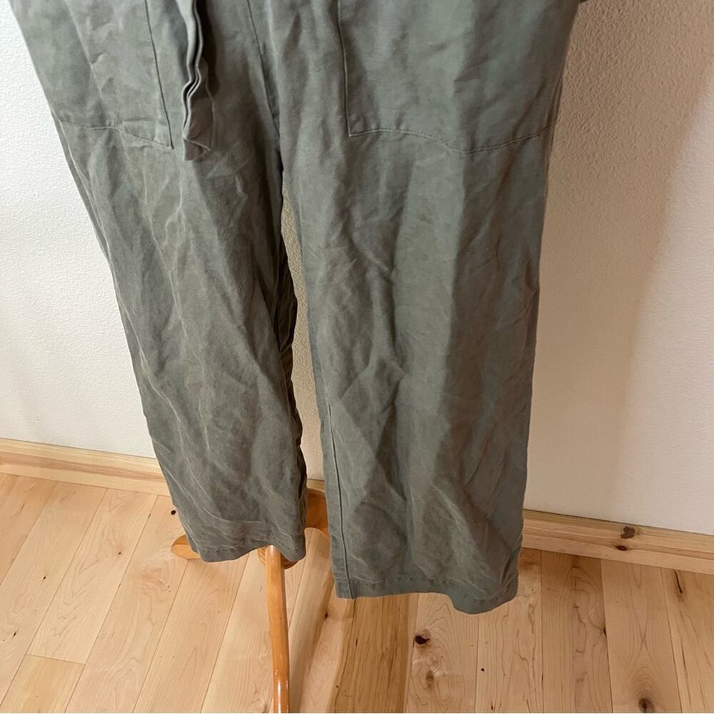 Amour Vert Oceane olive green jumpsuit SMALL - Picture 4 of 8